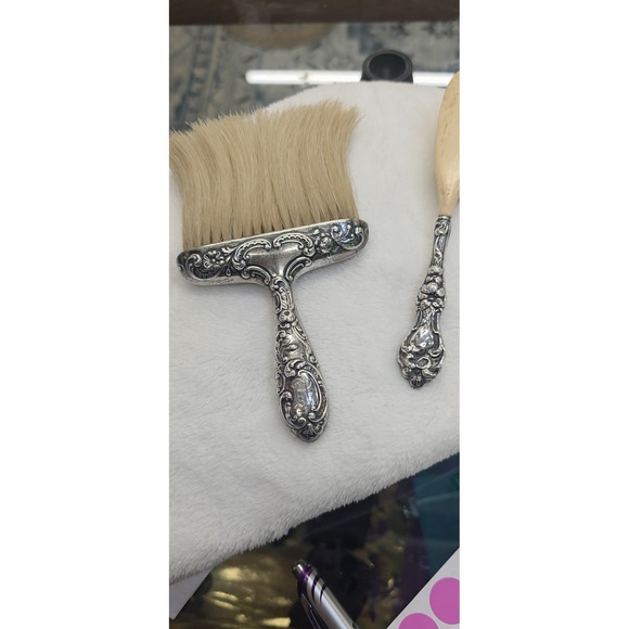 Gorham Antique Sterling Silver 2 pc  Brush Set, Early 19th Century USA - Picture 8 of 12